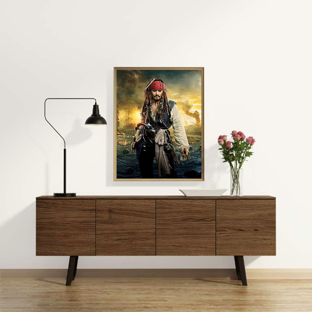 Captain Jack - Full Round Drill Diamond Painting 30*40CM