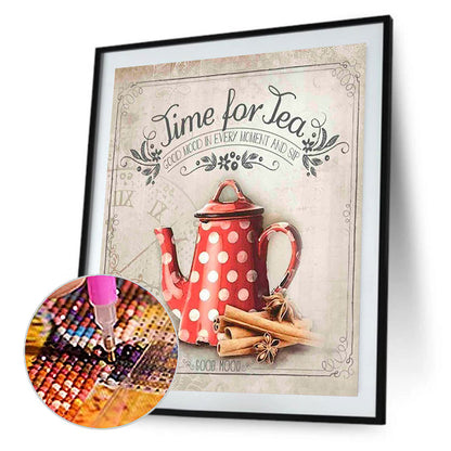 Refreshment Time - Full Round Drill Diamond Painting 30*40CM