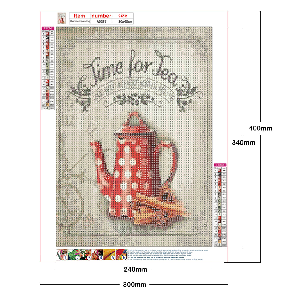Refreshment Time - Full Round Drill Diamond Painting 30*40CM