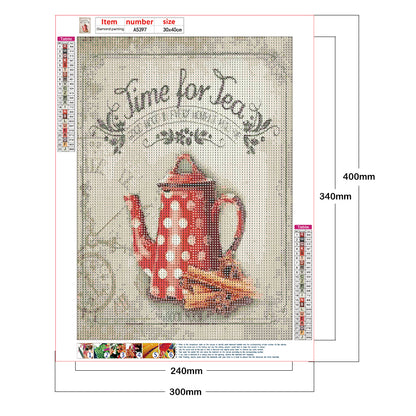 Refreshment Time - Full Round Drill Diamond Painting 30*40CM