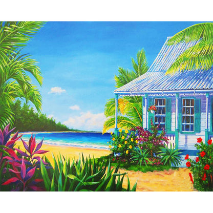 Seaside - Full Round Drill Diamond Painting 40*30CM