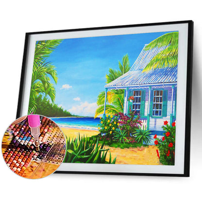 Seaside - Full Round Drill Diamond Painting 40*30CM