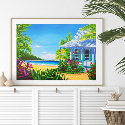 Seaside - Full Round Drill Diamond Painting 40*30CM