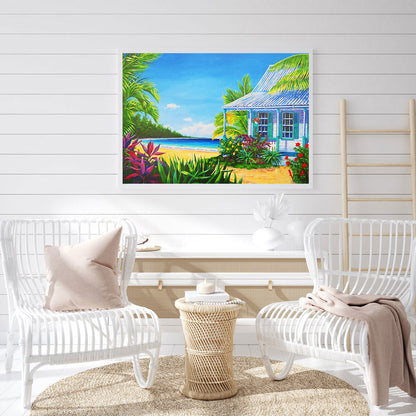 Seaside - Full Round Drill Diamond Painting 40*30CM
