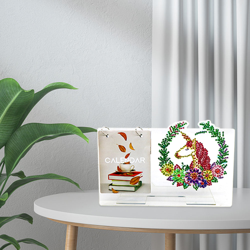 DIY Diamond Painting Desktop Paper Calendar Daily Scheduler Table Planner