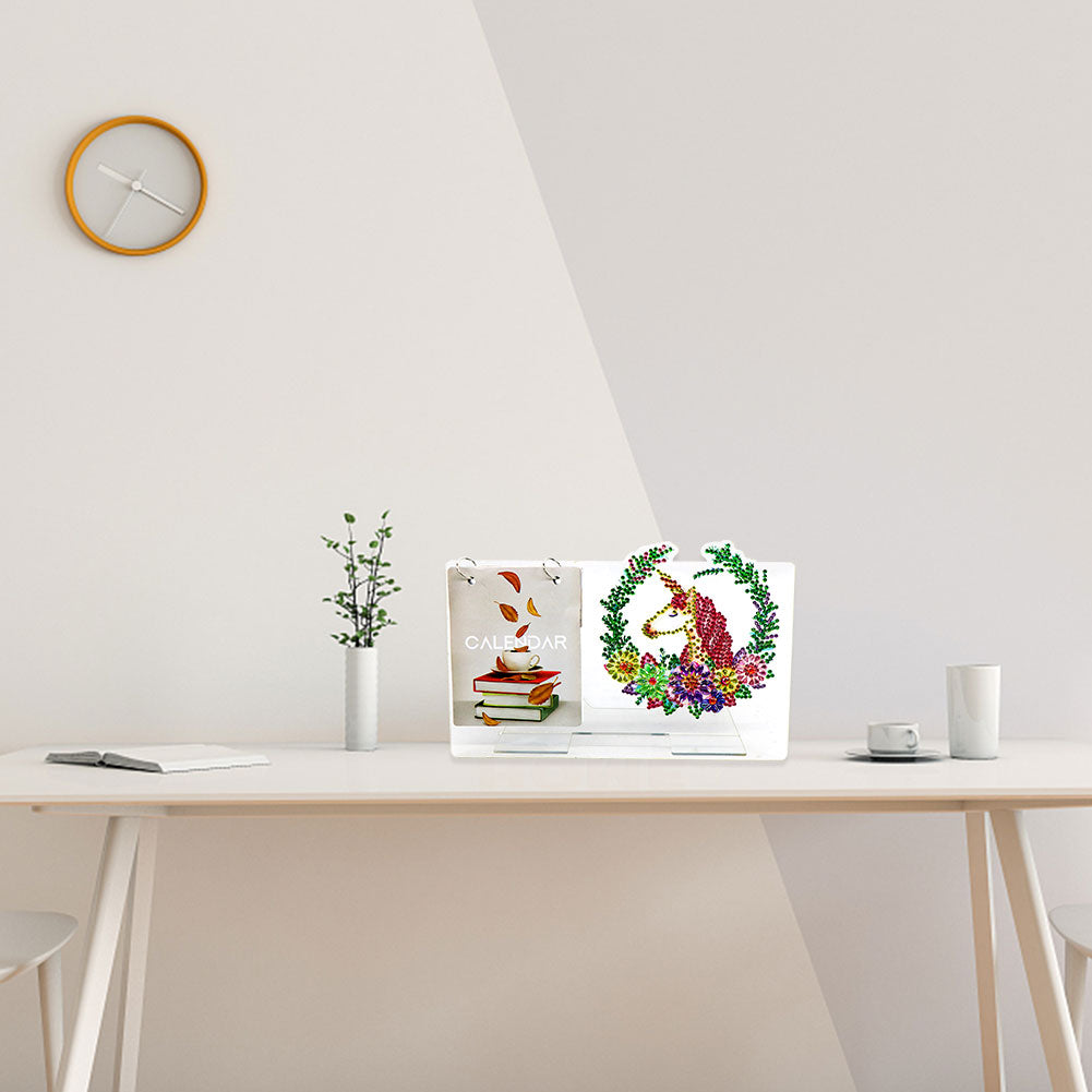 DIY Diamond Painting Desktop Paper Calendar Daily Scheduler Table Planner