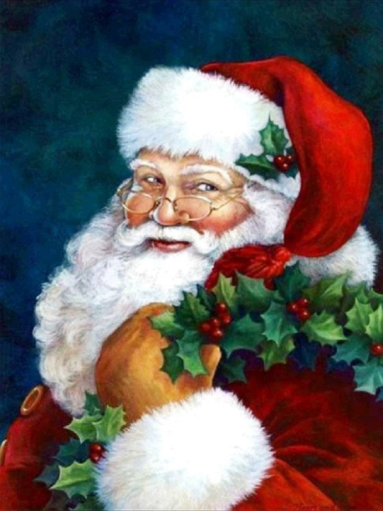 Santa Claus - Full Round Drill Diamond Painting 50*60CM