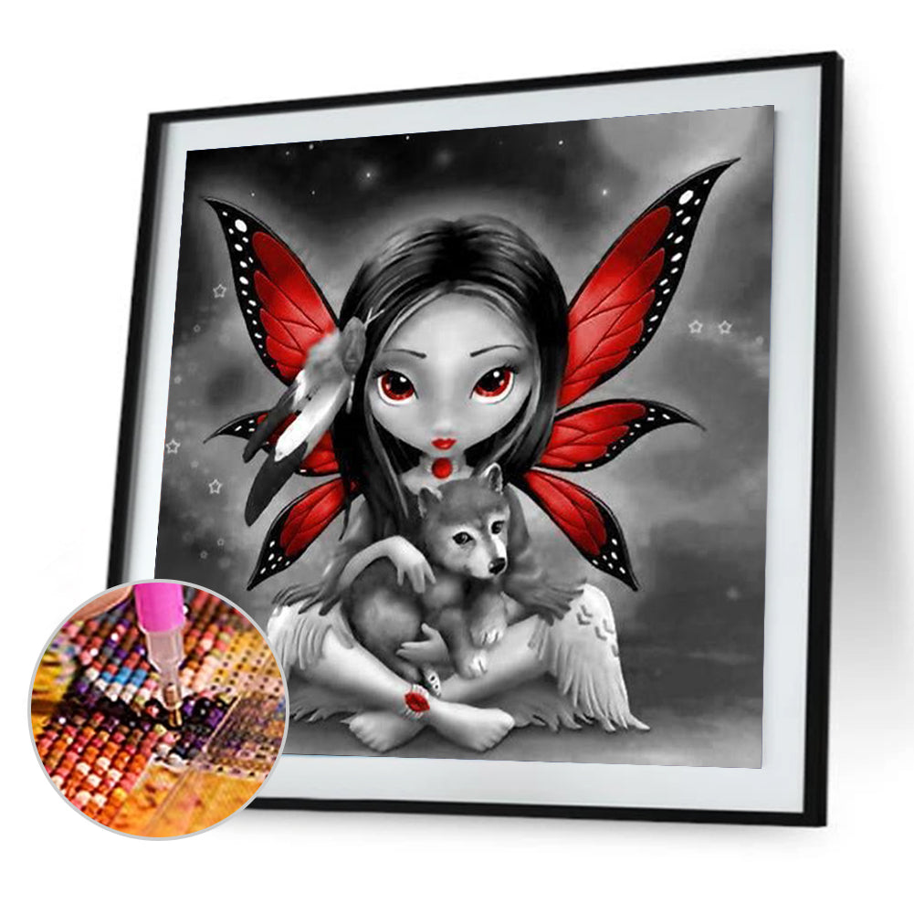 Big Eye Doll - Full Round Drill Diamond Painting 40*40CM