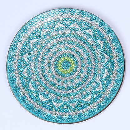 Diy Art Decor Datura Pattern 10x10x0.5cm Painting Decor Cross-stitch Home Decor