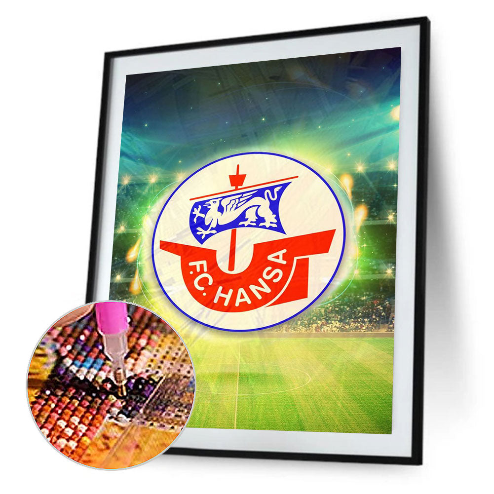 Team Logo - Full Round Drill Diamond Painting 30*40CM