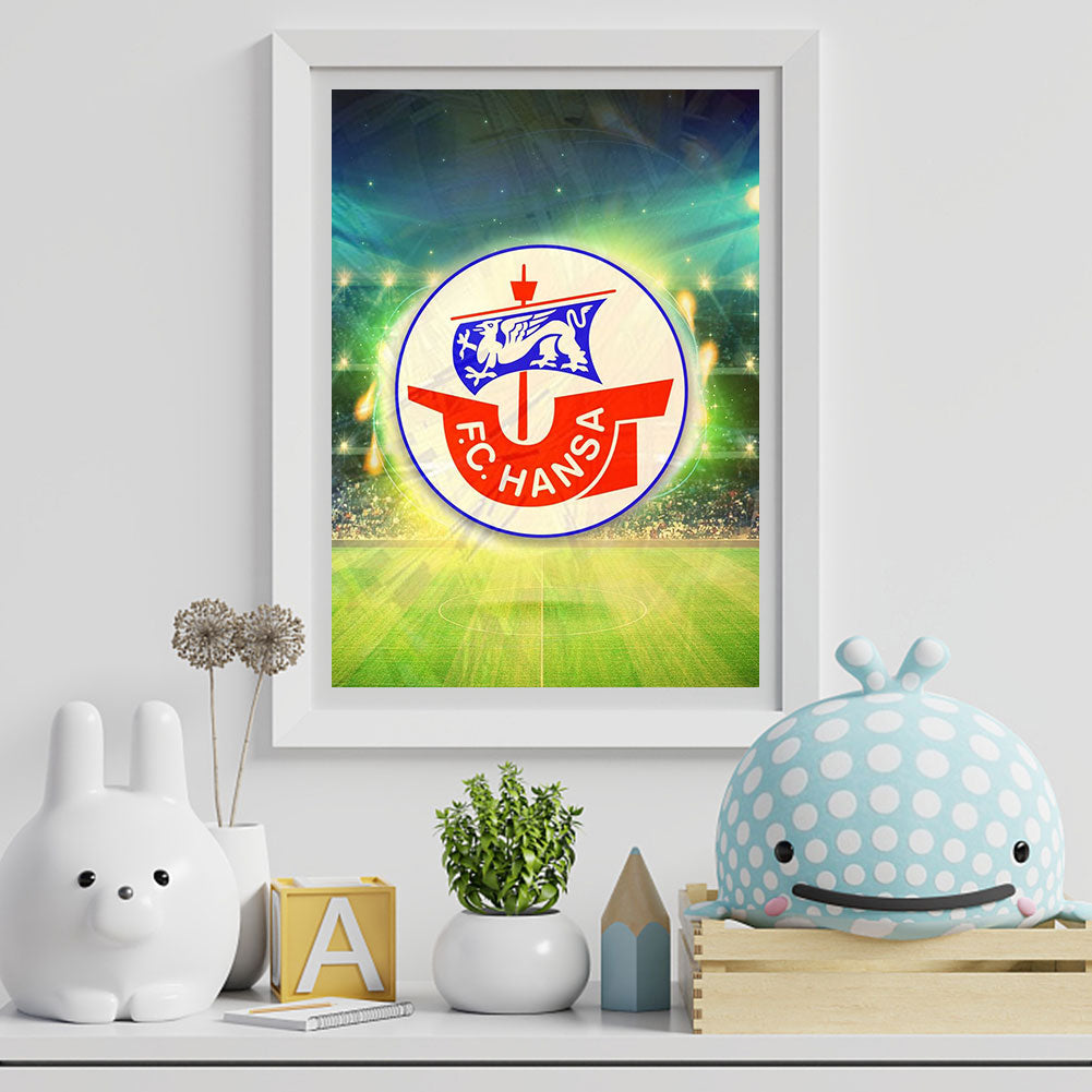 Team Logo - Full Round Drill Diamond Painting 30*40CM