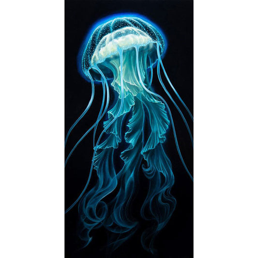 Jellyfish - Full Round Drill Diamond Painting 40*80CM