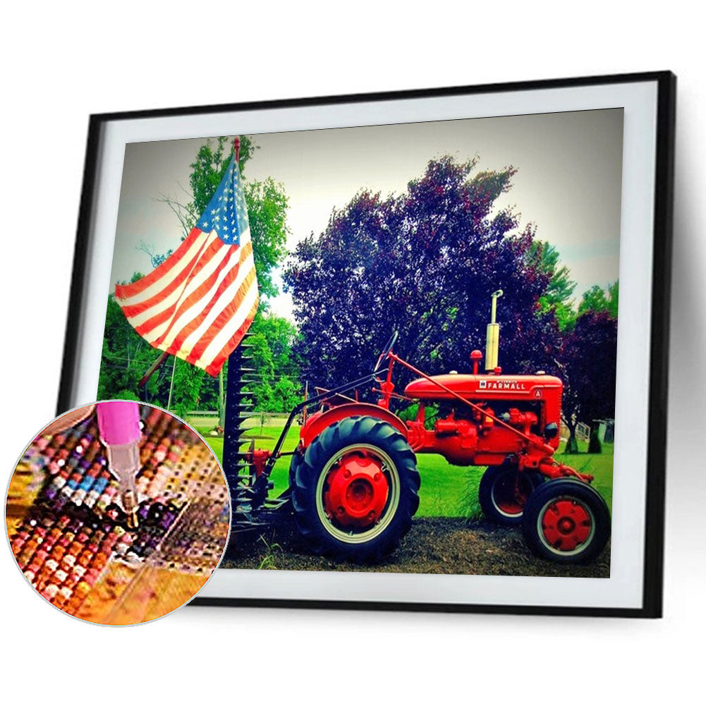 Farm Harvester - Full Round Drill Diamond Painting 40*30CM