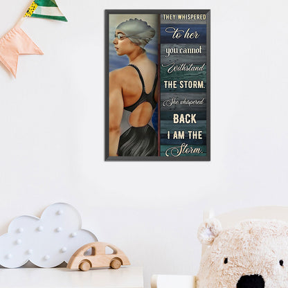Swimmer - Full Round Drill Diamond Painting 40*60CM