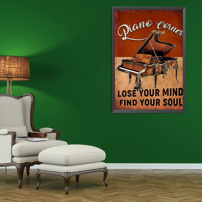 Piano Corner - Full Round Drill Diamond Painting 40*60CM