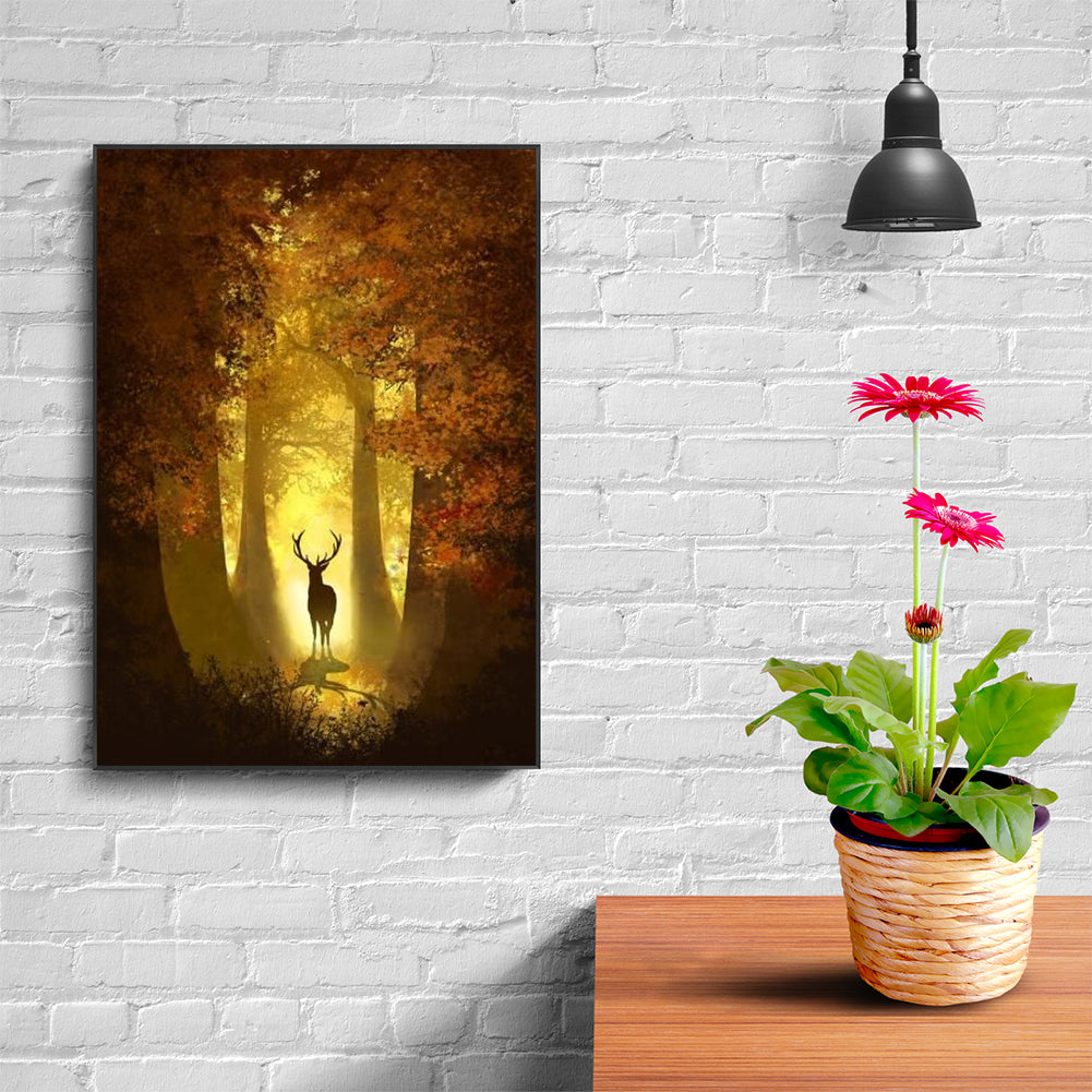 Forest Fawn - Full Round Drill Diamond Painting 30*40CM