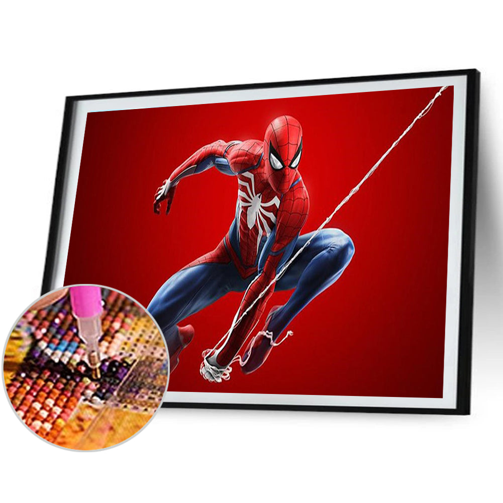 Spiderman - Full Square Drill Diamond Painting 40*30CM