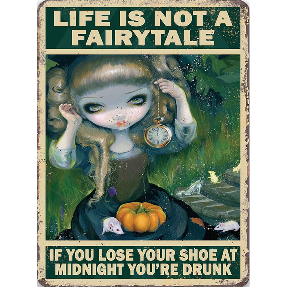 Big Eyes Doll Poster Painting - Full Round Drill Diamond Painting 40*50CM