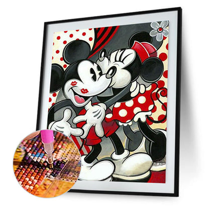 Disney Mickey And Minnie Mouse - Full Square Drill Diamond Painting 30*40CM