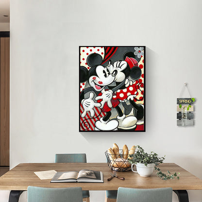 Disney Mickey And Minnie Mouse - Full Square Drill Diamond Painting 30*40CM