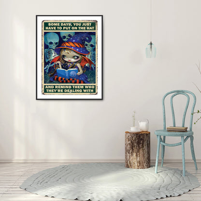 Big Eyes Girl - Full Round Drill Diamond Painting 30*40CM