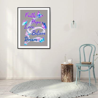 Butterfly - Full Round Drill Diamond Painting 30*40CM