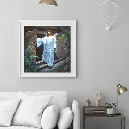 Jesus - Full Round Drill Diamond Painting 50*50CM