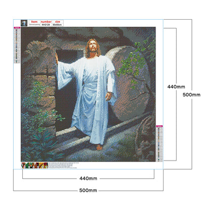 Jesus - Full Round Drill Diamond Painting 50*50CM