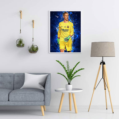 Ter Stegen - Full Round Drill Diamond Painting 30*40CM