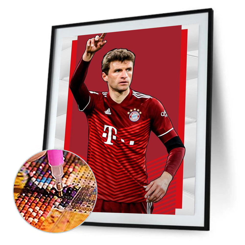Thomas Mueller - Full Round Drill Diamond Painting 30*40CM