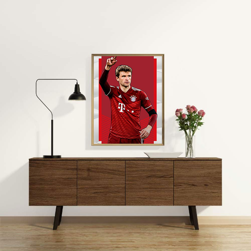 Thomas Mueller - Full Round Drill Diamond Painting 30*40CM