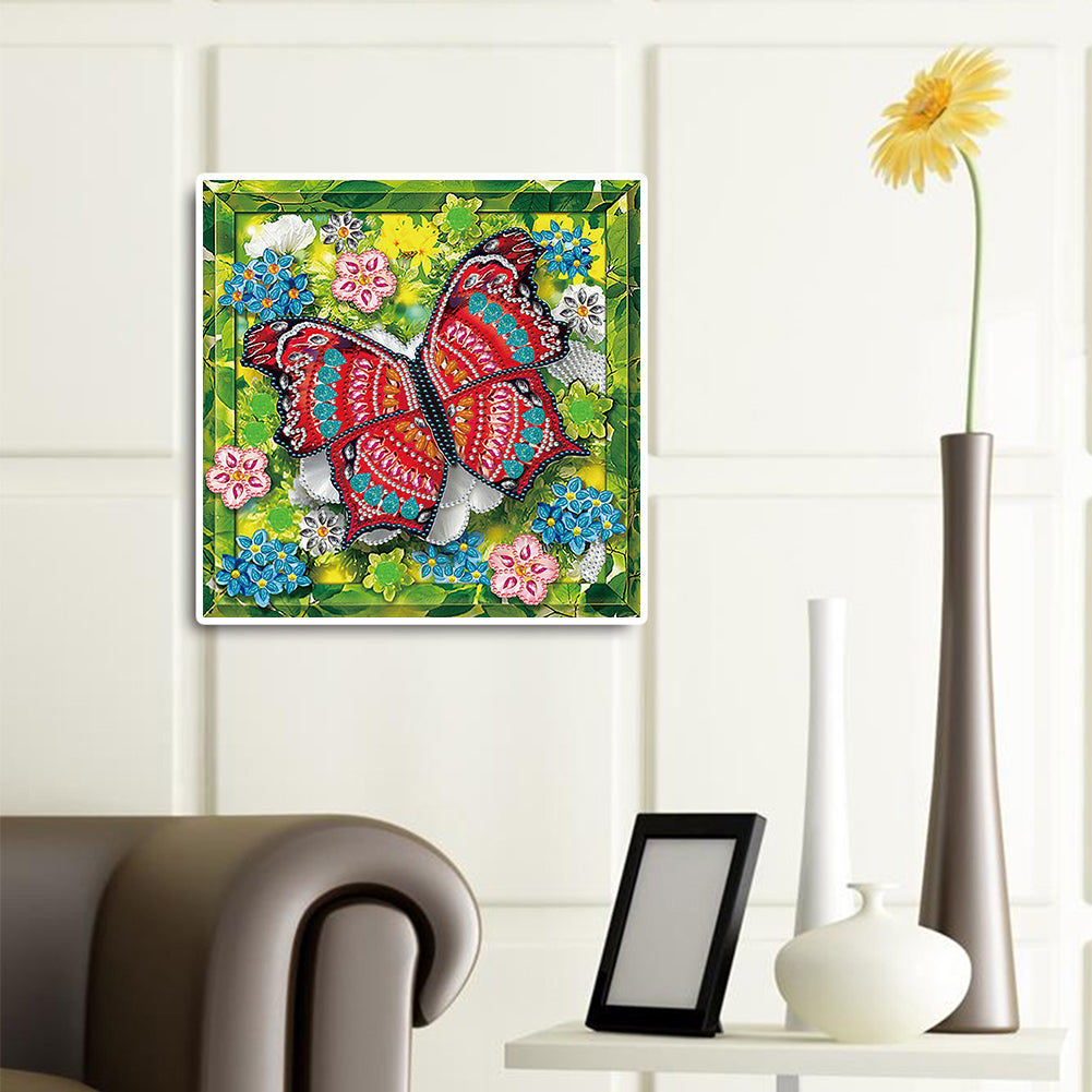 Butterfly - Special Shaped Drill Diamond Paiting 30*30CM