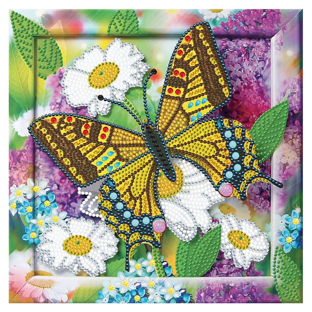 Butterfly - Special Shaped Drill Diamond Paiting 30*30CM