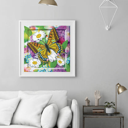 Butterfly - Special Shaped Drill Diamond Paiting 30*30CM
