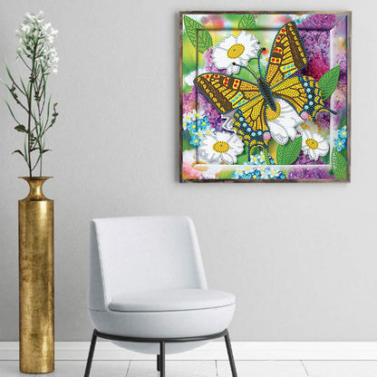 Butterfly - Special Shaped Drill Diamond Paiting 30*30CM