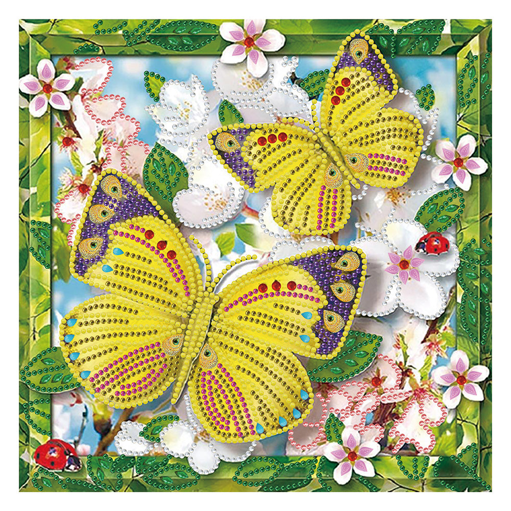 Butterfly - Special Shaped Drill Diamond Paiting 30*30CM