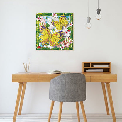 Butterfly - Special Shaped Drill Diamond Paiting 30*30CM