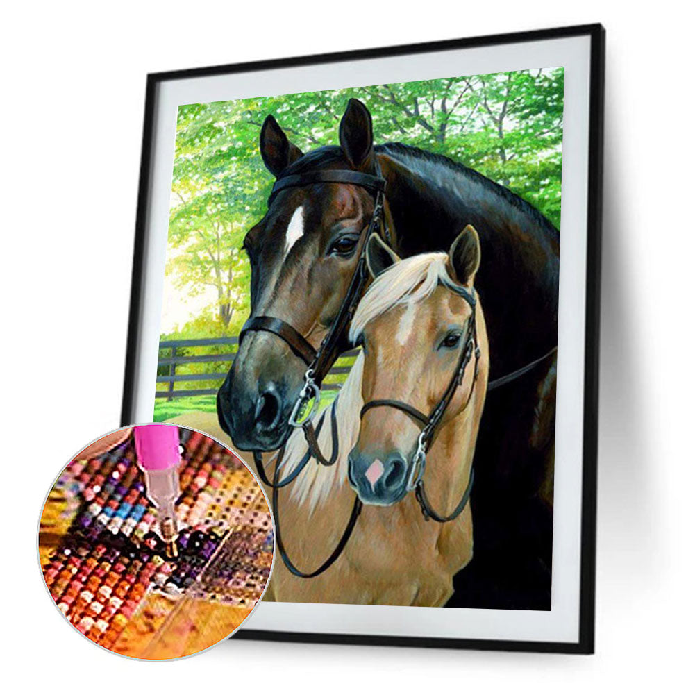 Horse - Full Square Drill Diamond Painting 30*40CM