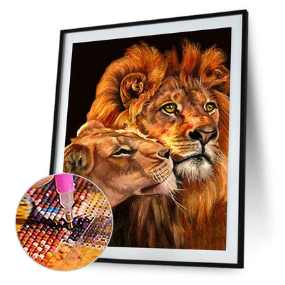 Cougar - Full Round Drill Diamond Painting 30*40CM