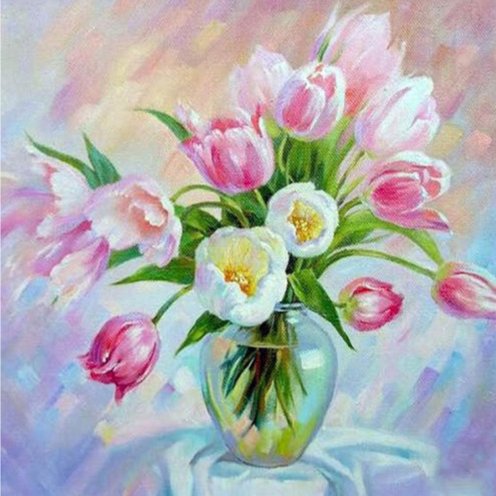Tulip - Full Square Drill Diamond Painting 40*40CM