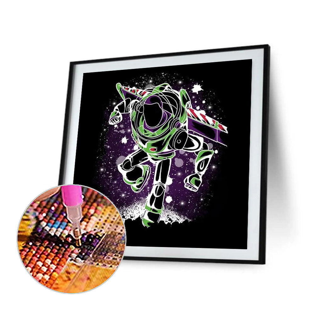 Buzz Lightyear Silhouette - Full Square Drill Diamond Painting 50*50CM