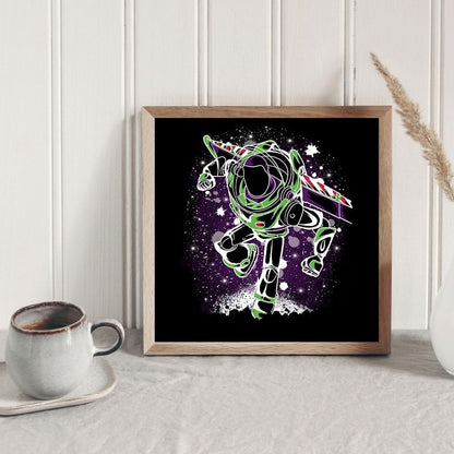 Buzz Lightyear Silhouette - Full Square Drill Diamond Painting 50*50CM