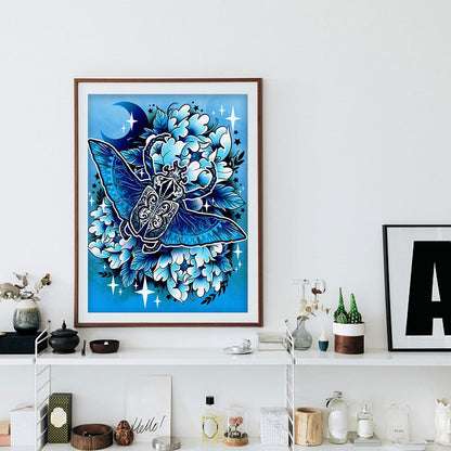 Flowers And Insects - Full Round Drill Diamond Painting 30*40CM