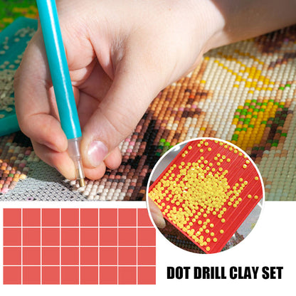 Boxed Diamond Painting Spot Drilling Clay Point Drill Pen DIY Color Clay Mud