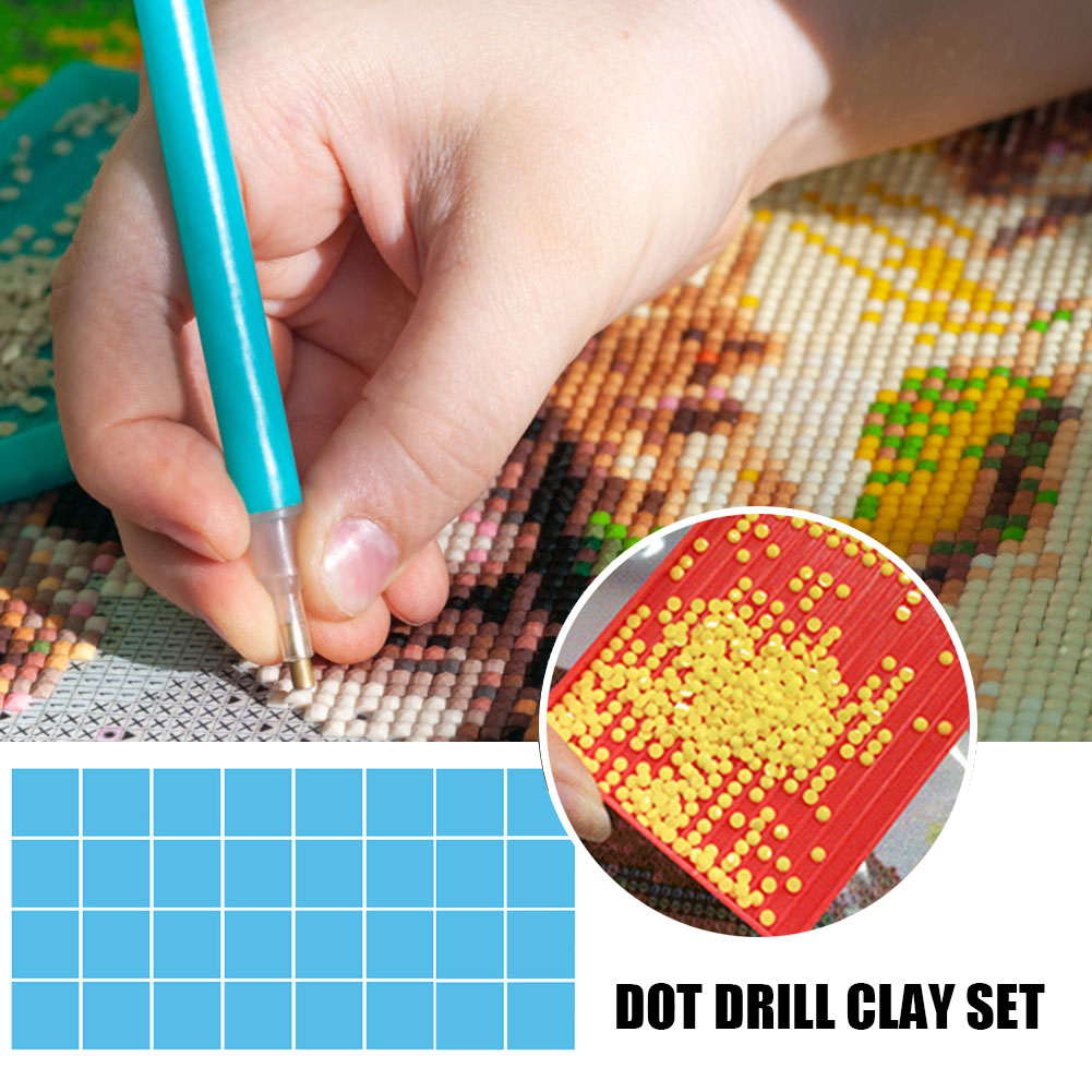 Boxed Diamond Painting Spot Drilling Clay Point Drill Pen DIY Color Clay Mud