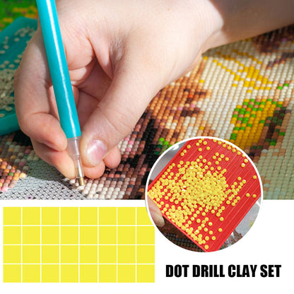 Boxed Diamond Painting Spot Drilling Clay Point Drill Pen DIY Color Clay Mud