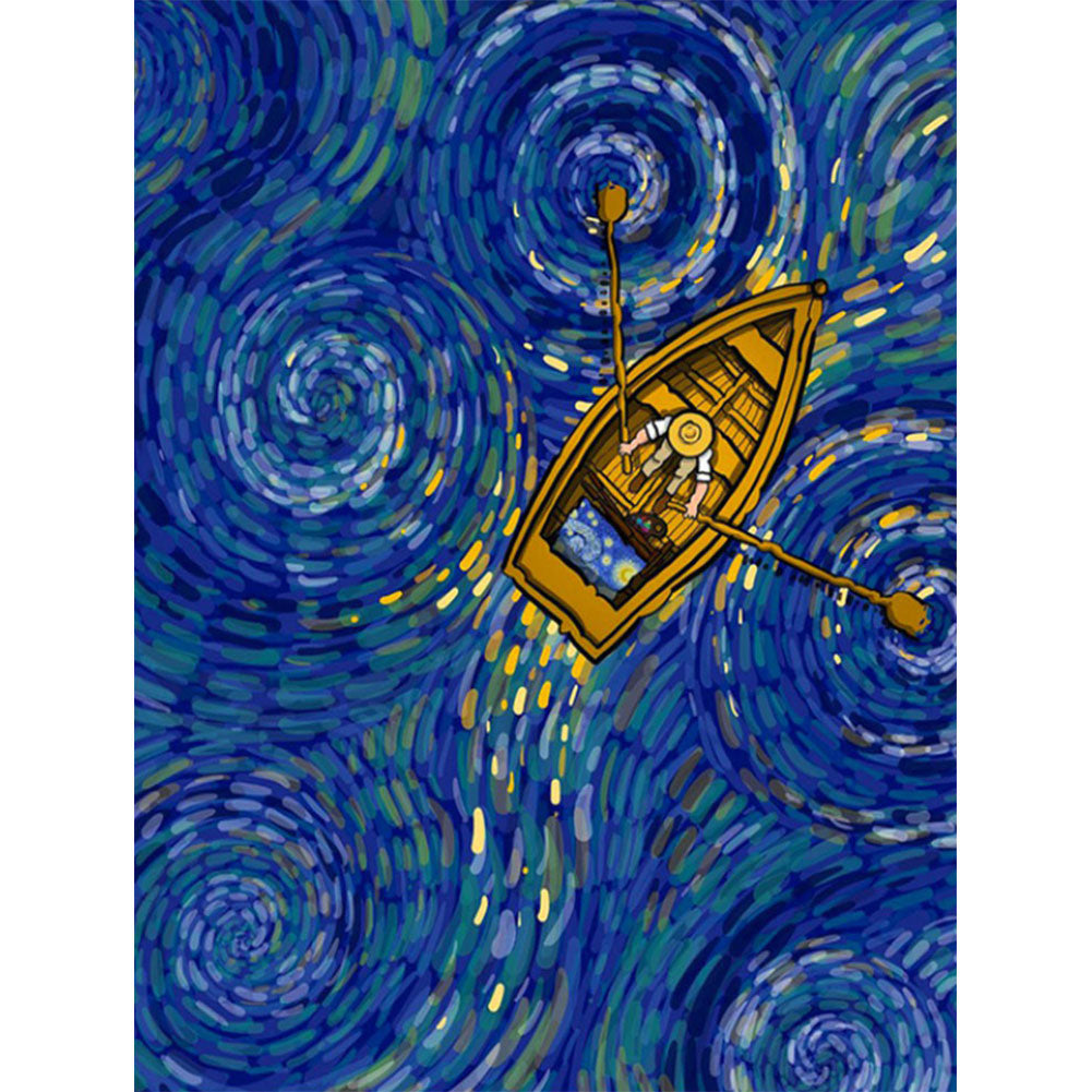 Vincent Van Gogh Paintings - Full Round Drill Diamond Painting 30*40CM