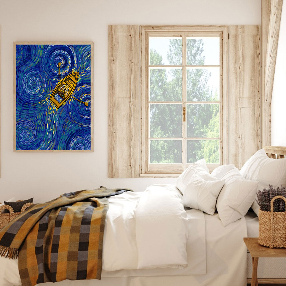 Vincent Van Gogh Paintings - Full Round Drill Diamond Painting 30*40CM
