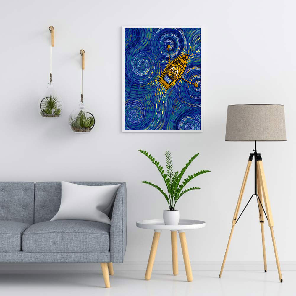 Vincent Van Gogh Paintings - Full Round Drill Diamond Painting 30*40CM
