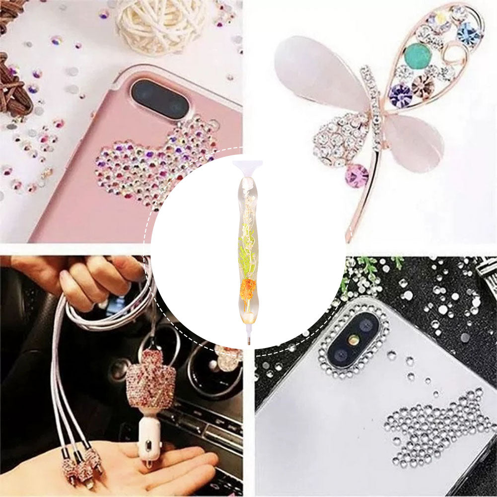 Flower Pattern Diamond Painting Tool Rhinestone Diamond Art for Diamond Painting